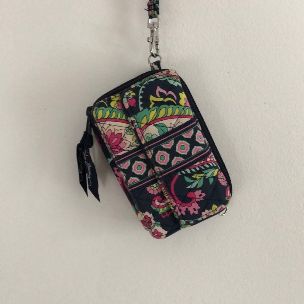 Vera Bradley wristlet with crossbody attachment